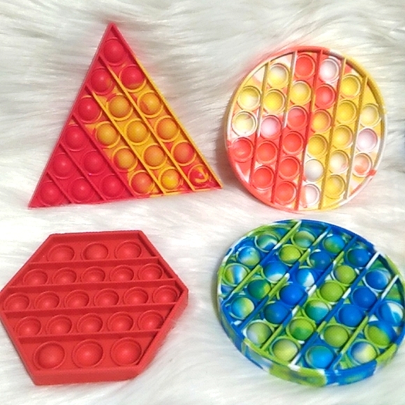 SALE! Pop It Bubble Fidgets Bundle Of 10 Great Condition - Picture 2 of 5